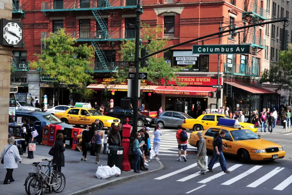 Hells Kitchen Sidewalk New York City